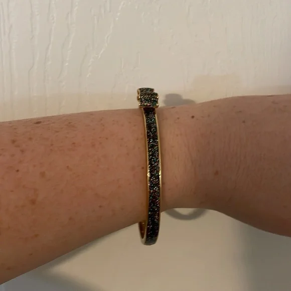 Gold and glitter Kate spade bow bracelet - Picture 2 of 6